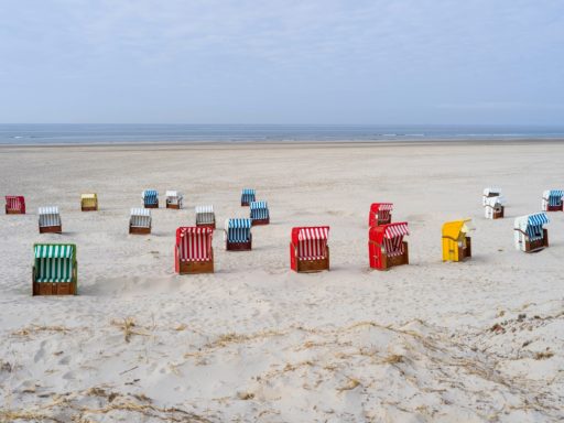 Am Strand von Juist