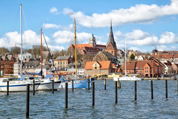 Stadtkulisse von Flensburg